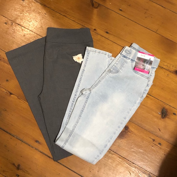 No Boundaries Denim - NoBo woman’s high-rise stretch denim jeans & Roz & Ali casual pants size small